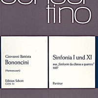 Sinfonia I and XI - Score