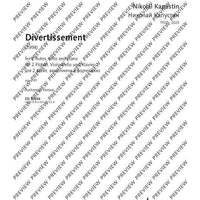Divertissement - Score and Parts