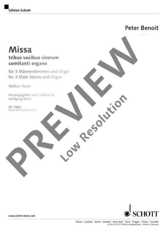 Missa - Score