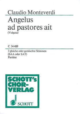 Angelus ad pastores ait - Choral Score