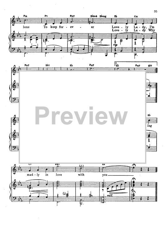 lovely lady dressed in blue sheet music Jan Garber and his orchestra - A BEAUTIFUL LADY IN BLUE Sheet Music with Chords for Piano (Solo) easy