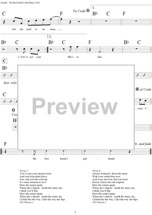 My Best Friend's Girl