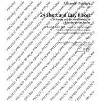 24 Short and Easy Pieces