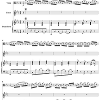 "Ergiesse dich reichlich, du göttliche Quelle", Aria, No. 3 from Cantata No. 5: "Wo soll ich fliehen hin?" - Piano Score