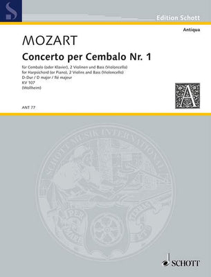 Concerto I D Major - Score and Parts