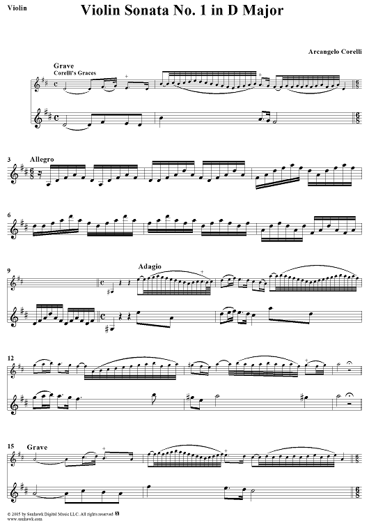 Violin Sonata No. 1 - Violin