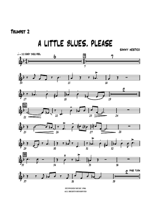 A Little Blues, Please - Trumpet 2