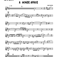 A Minor Affair - Alto Sax 2