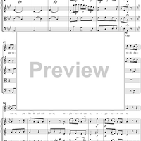 Aria for Soprano and Strings: "Conservati fedele", K23 - Full Score