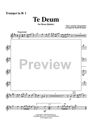 Te Deum - Trumpet 1