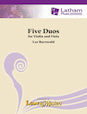 Five Duos for Violin and Viola - Score
