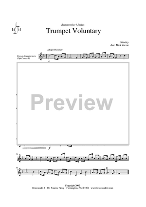 Trumpet Voluntary - Piccolo Trumpet in A