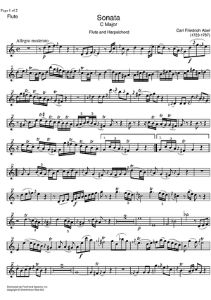 Sonata C Major - Flute
