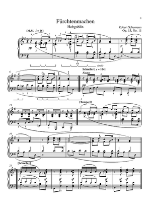 Frightening, Op. 15, No. 11