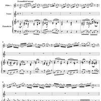 "Ach, ziehe die Seele", Aria, No. 3 from Cantata No. 96: "Herr Christ, der ein'ge Gottessohn" - Piano Score