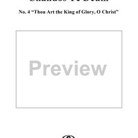 Chandos Te Deum in B-flat Major, HWV281: No. 4, Thou Art the King of Glory, O Christ
