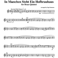 In München Steht Ein Hofbrauhaus - Trumpet 2