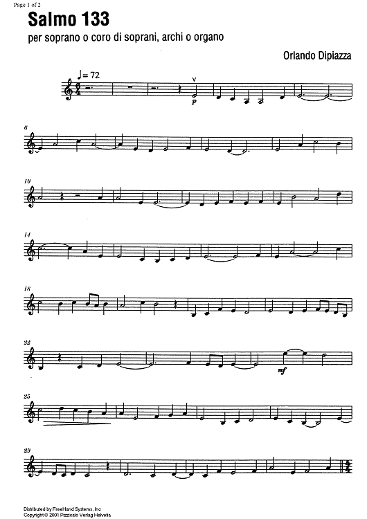Salmo 133 - Violin 2