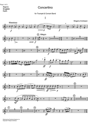Concertino - English Horn
