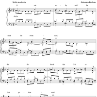O wie selig seid ihr doch, ihr Frommen - No. 6 from "Eleven Choral Preludes" Op. posth 122