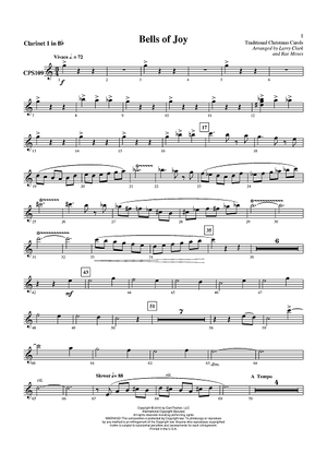 Bells of Joy - Clarinet 1 in B-flat