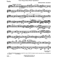 Sweet Remembrance - from Songs Without Words, Op. 19, No. 1