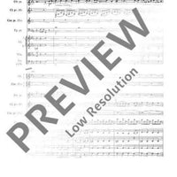 Sinfonia concertante Eb major in E flat major - Full Score