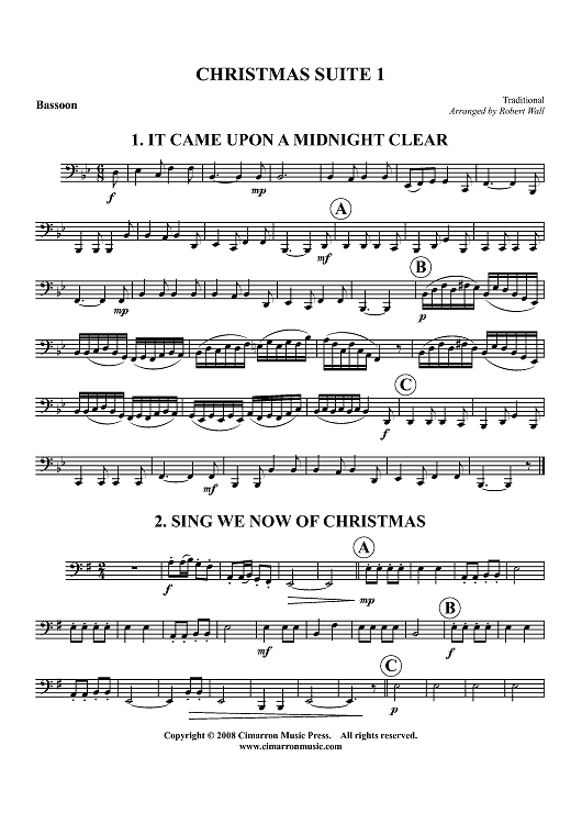 Christmas Suite 1 - Bassoon