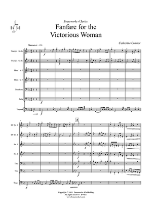 Fanfare For The Victorious Woman - Score