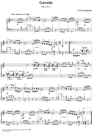 Gavotte, Op. 9, No. 2