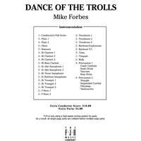 Dance of the Trolls - Score Cover