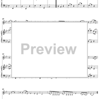 Violin Sonata No. 6 in G Major, K11 - Piano Score