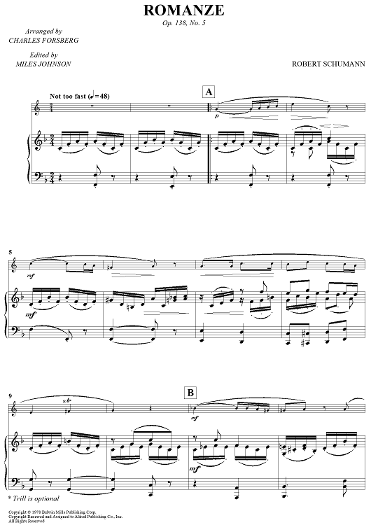 Romanze - Op. 138, No. 5