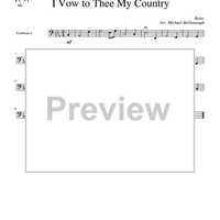 I Vow to Thee My Country - Trombone 4