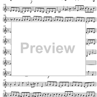 Prelude and Fugue No. 5 KV404A - Clarinet 2