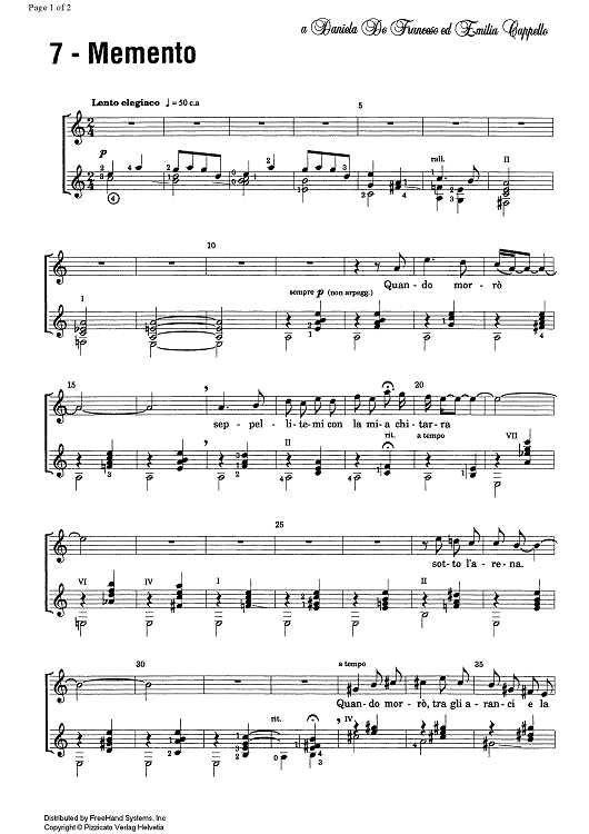 Memento Op.41