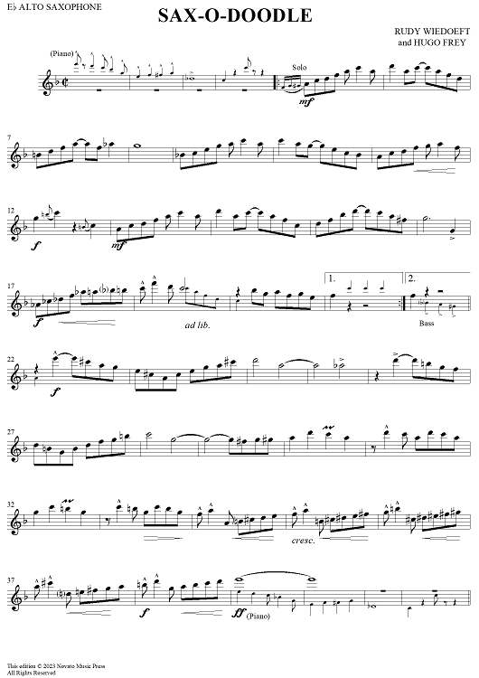 Sax-O-Doodle - E-flat Alto Saxophone
