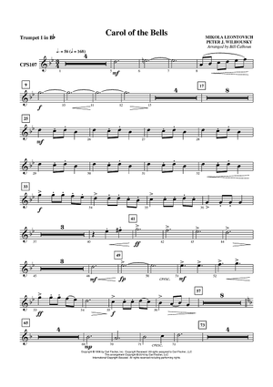 Carol of the Bells - Trumpet 1 in Bb