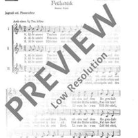 Frühstück - Choral Score