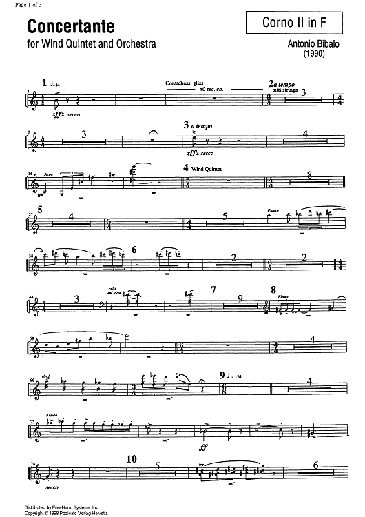 Concertante - Horn in F 2