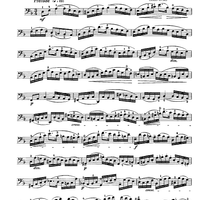 Suite No. 2 in D Minor for Unaccompanied Violioncello