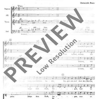 Drei Madrigale - Choral Score