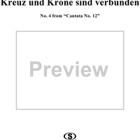 "Kreuz und Krone sind verbunden" (aria), No. 4 from Cantata No. 12