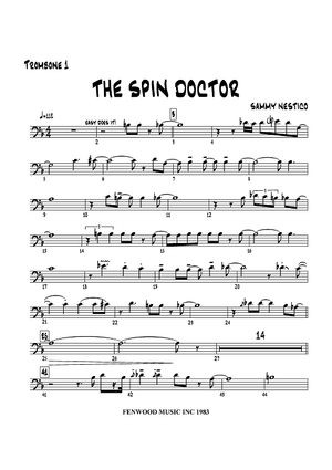 The Spin Doctor - Trombone 1