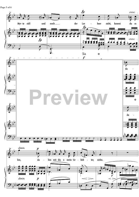 Kennst Du Das Land Wo Die Zitronen Blühn Text Mignon: Kennst Du das Land wo die Zitronen blühn Op.79 No.29" Sheet