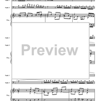 Trio Sonata I, BWV 1039 - Piano Score