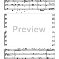 Brandenburg Concerto No. 4 - Score
