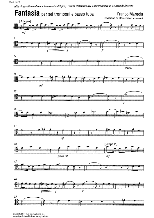 Fantasia - Trombone 1