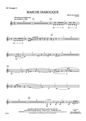 Marche Diabolique - Bb Trumpet 2
