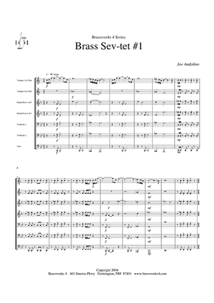 Brass Sev-tet #1 - Score